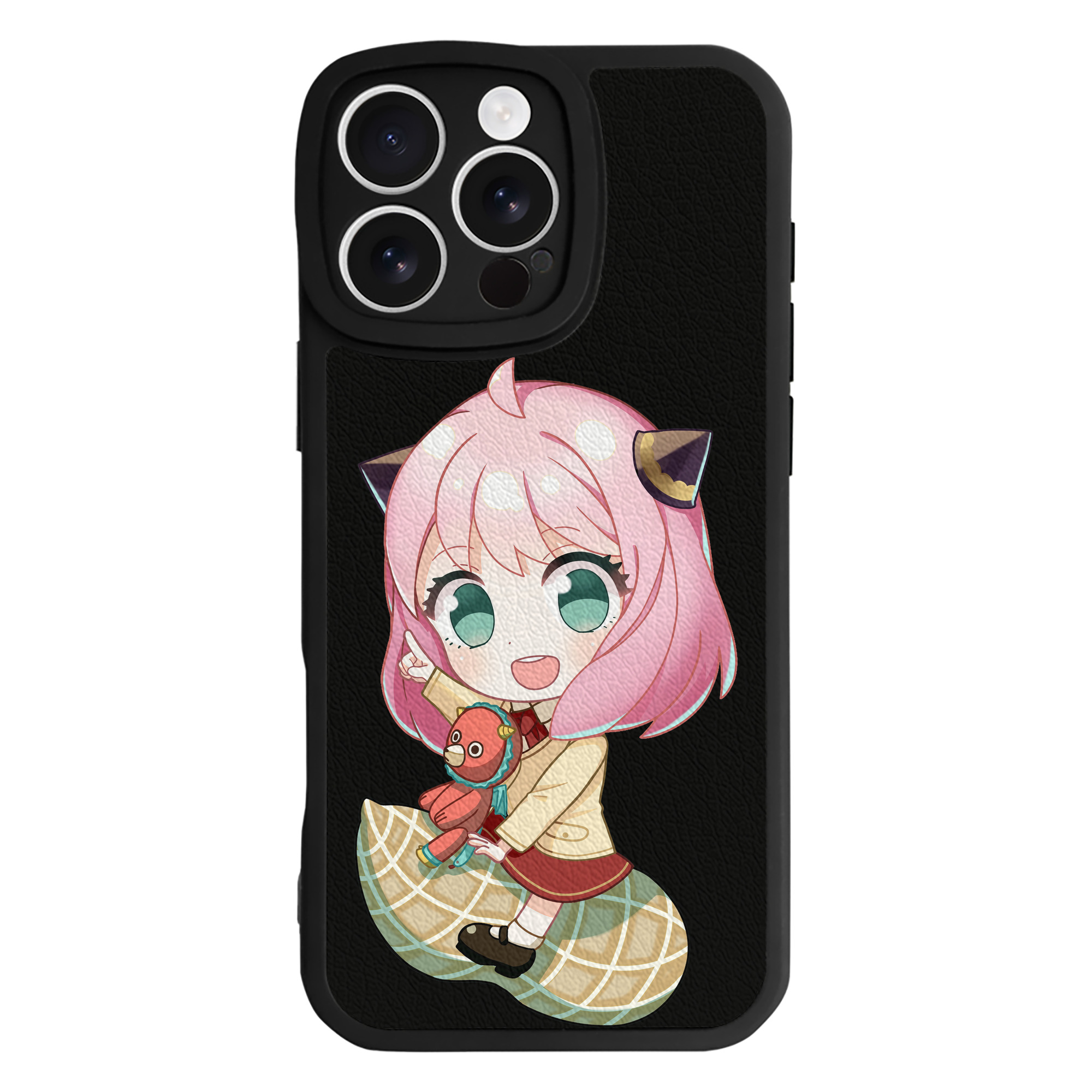 （画像用） SPY×FAMILY间谍家家酒 【iPhone 16シリーズ対応】シリコンスマホケース（レザー調） 材質：シリコン
